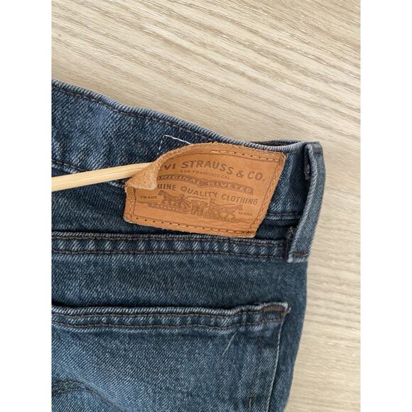 Levi's Premium Womens Wedgie Icon Fit Jeans 26 Faded Black High Rise Preppy - Picture 11 of 11